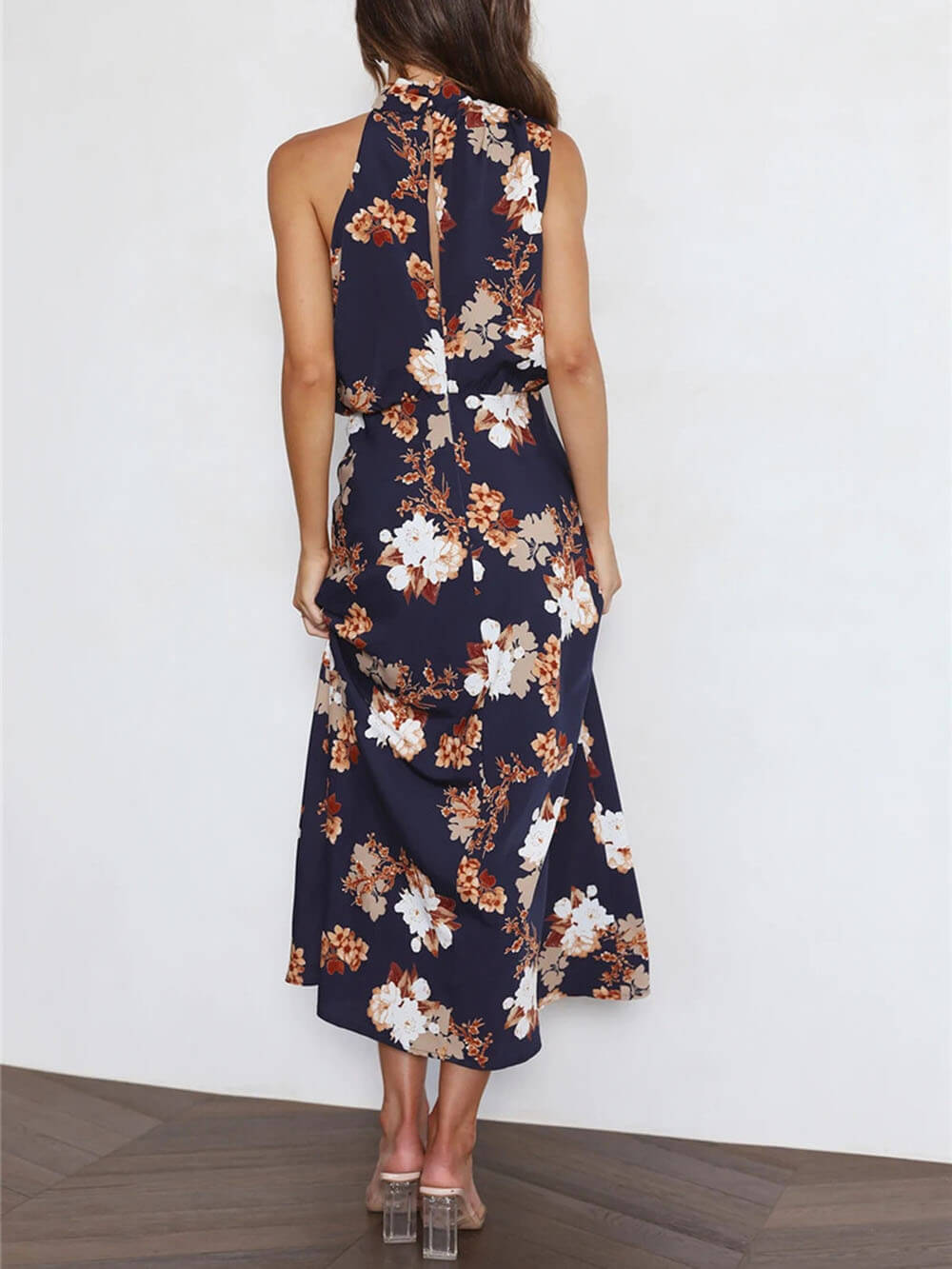 Vestido largo floral