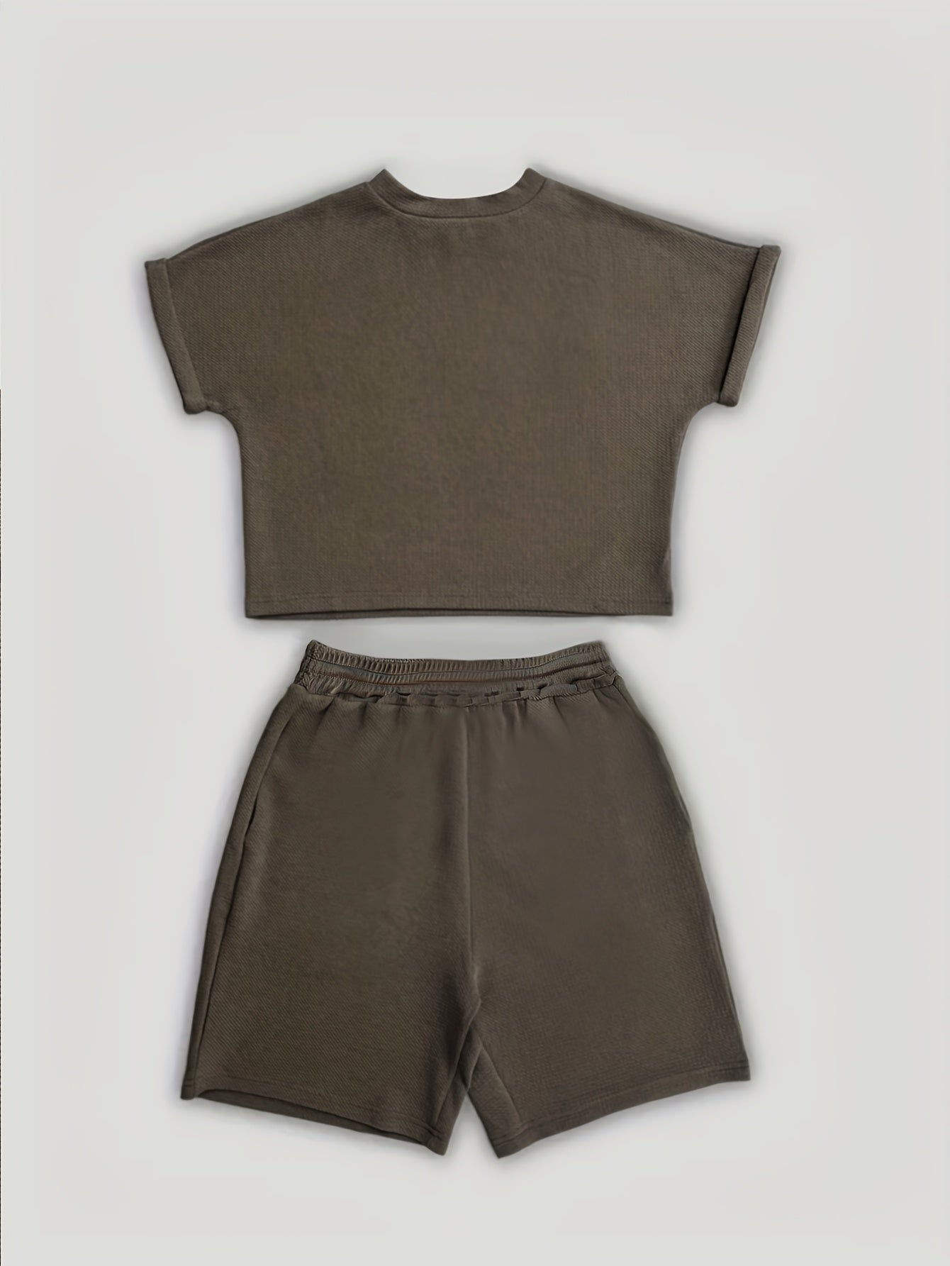 Conjunto de Pijama de 2 Piezas Ajustado con Bolsillo