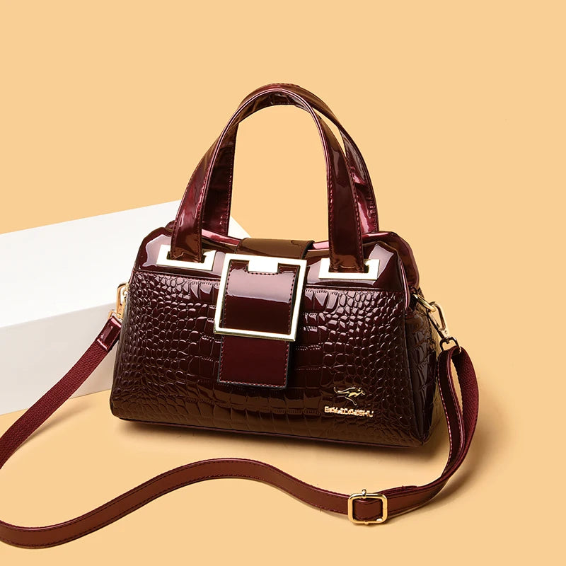Bolsa Tote Luxo Croco