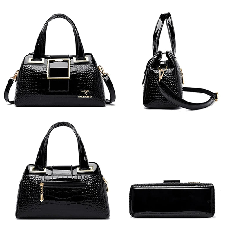 Bolsa Tote Luxo Croco
