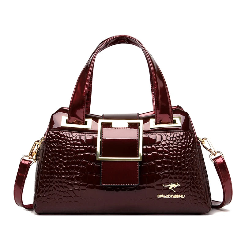 Bolsa Tote Luxo Croco