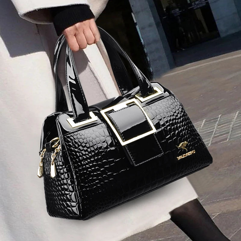 Bolsa Tote Luxo Croco