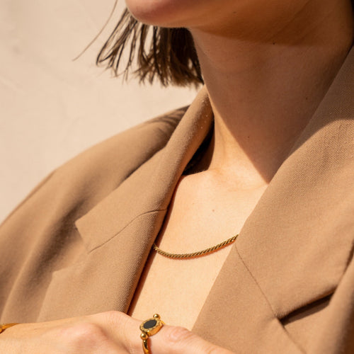Collar Cadena Champagne
