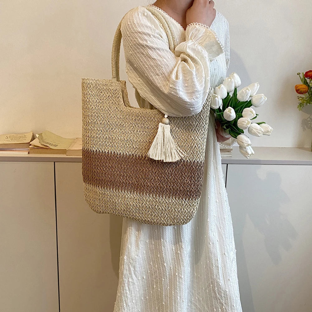 Bolsa de Paja Tejida