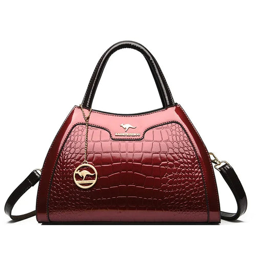 Bolsa Hobo Croco Aurora