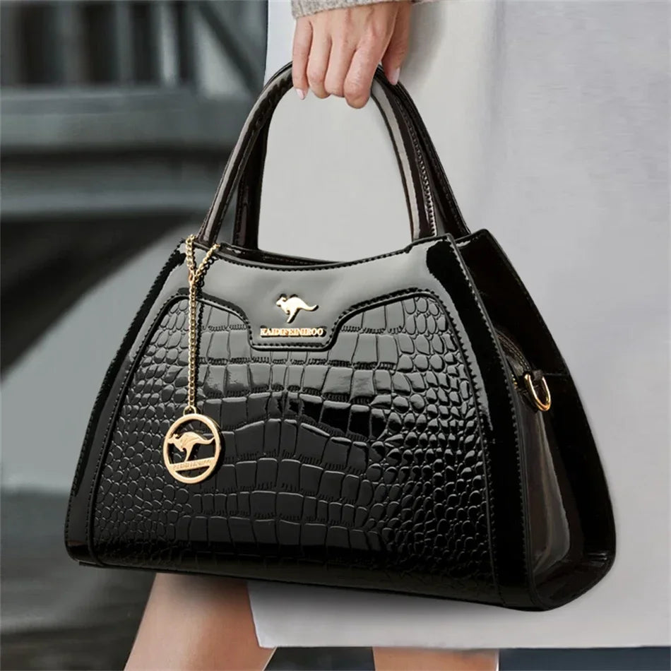 Bolsa Hobo Croco Aurora