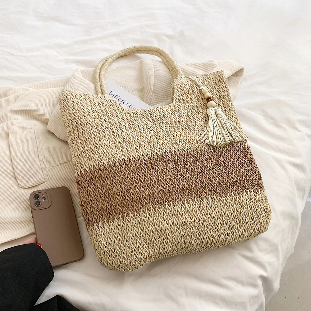 Bolsa de Paja Tejida