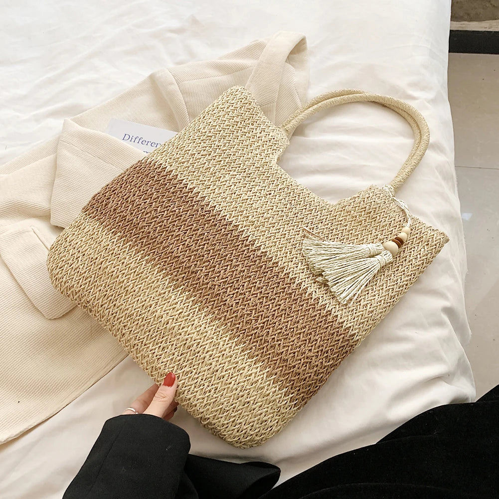 Bolsa de Paja Tejida