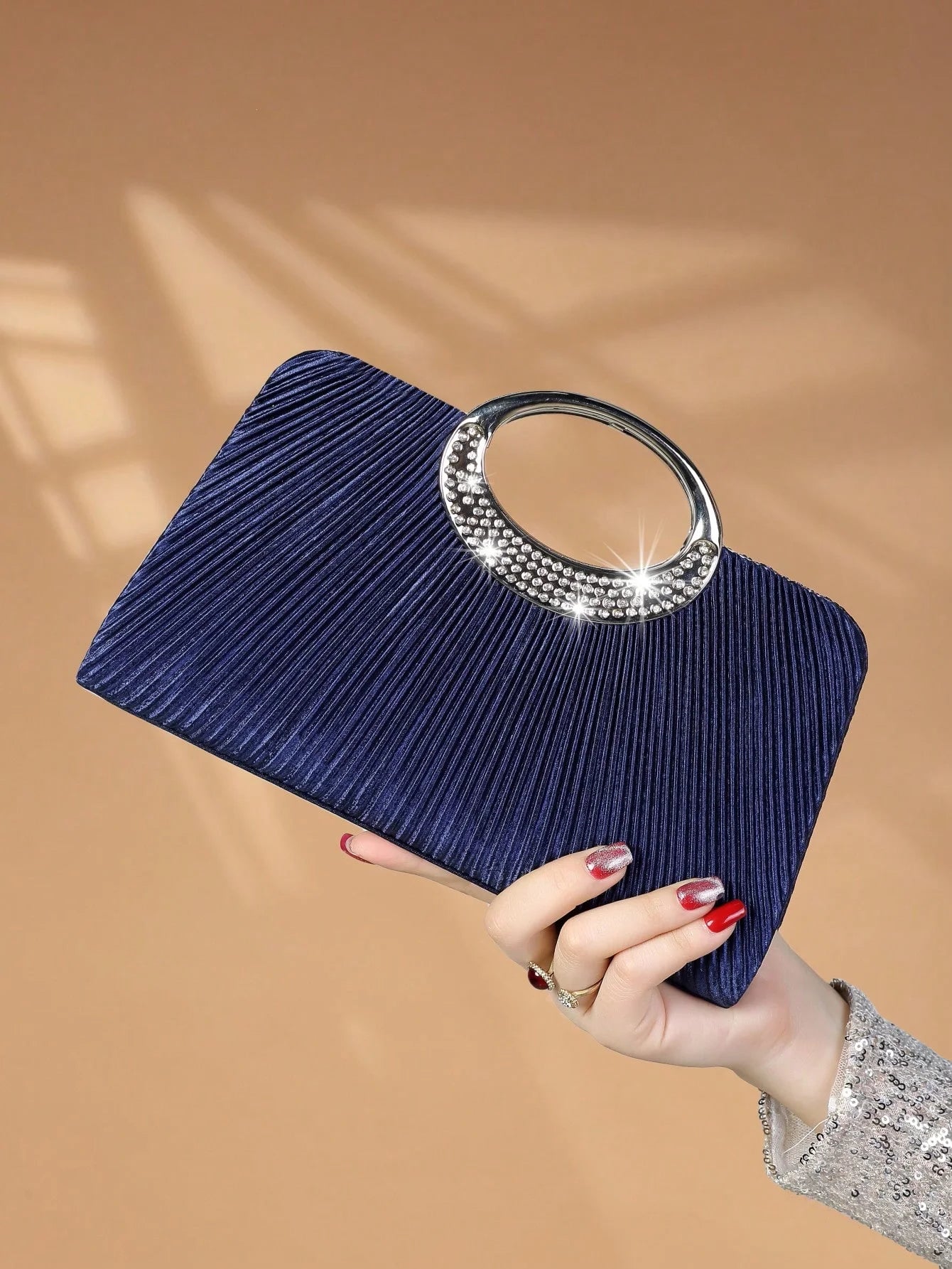 Bolsa Clutch con Cristales