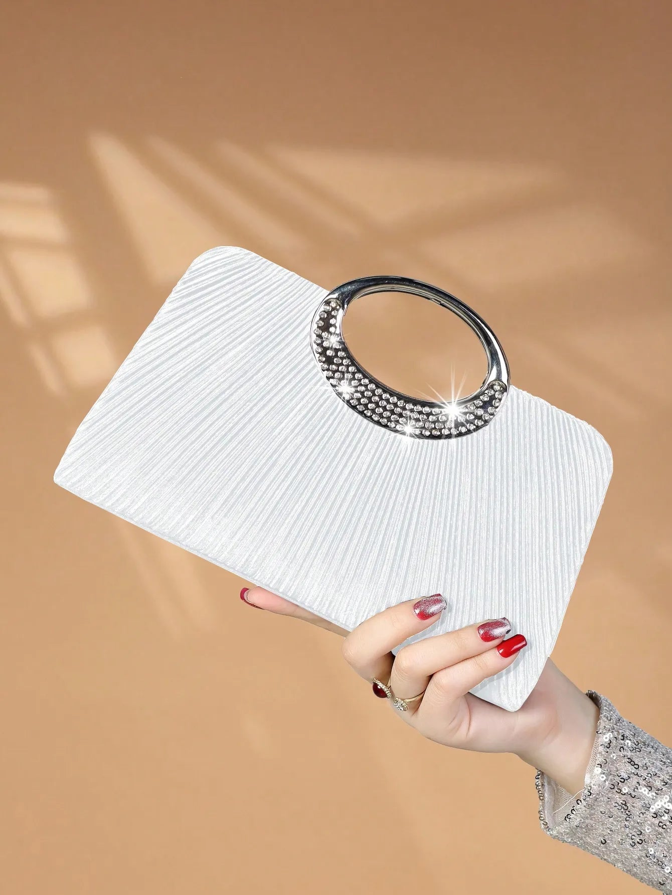 Bolsa Clutch con Cristales