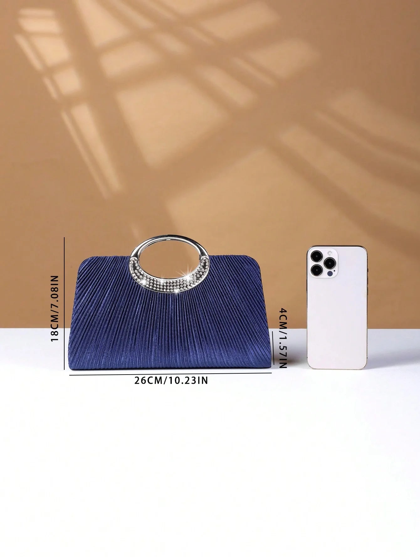 Bolsa Clutch con Cristales