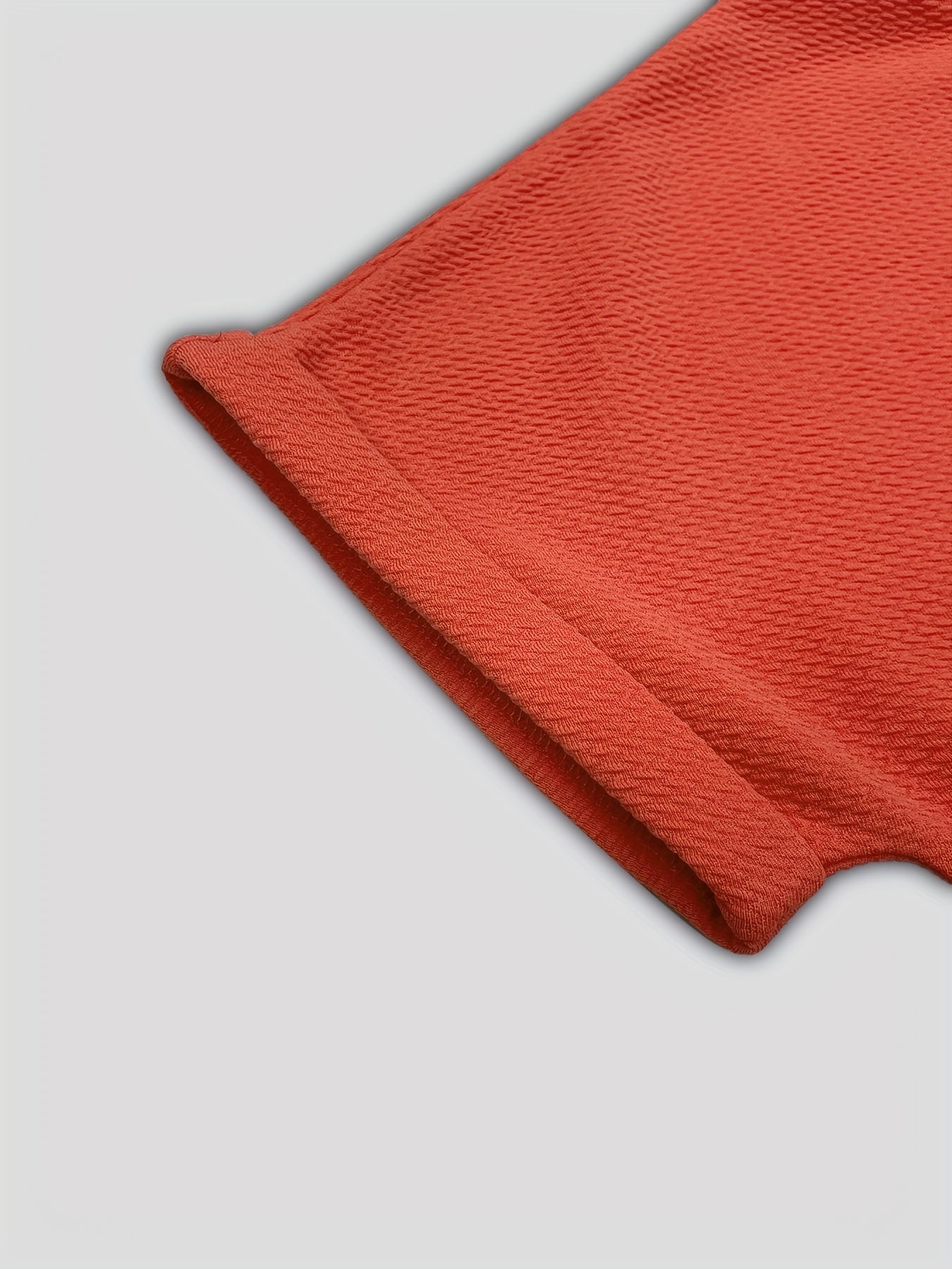 Conjunto de 2 Piezas Rojas de Verano con Pantalones Cortos