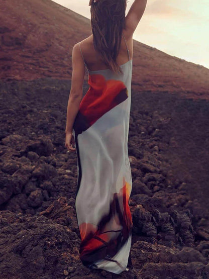 Vestido largo H-line