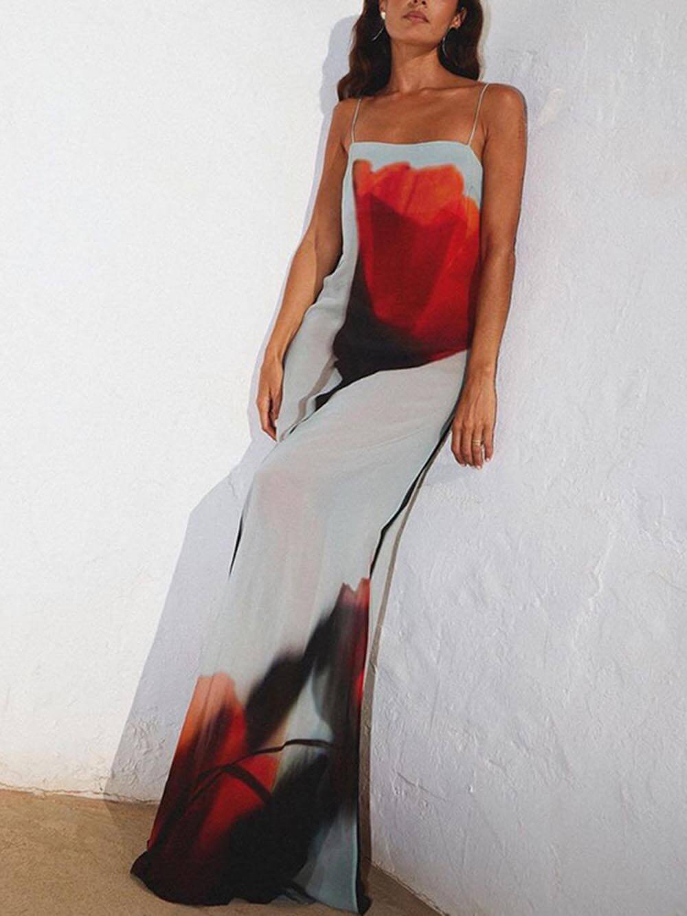 Vestido largo H-line