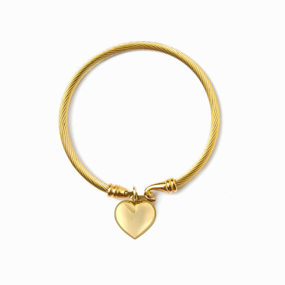 Pulsera con Colgante de Corazón
