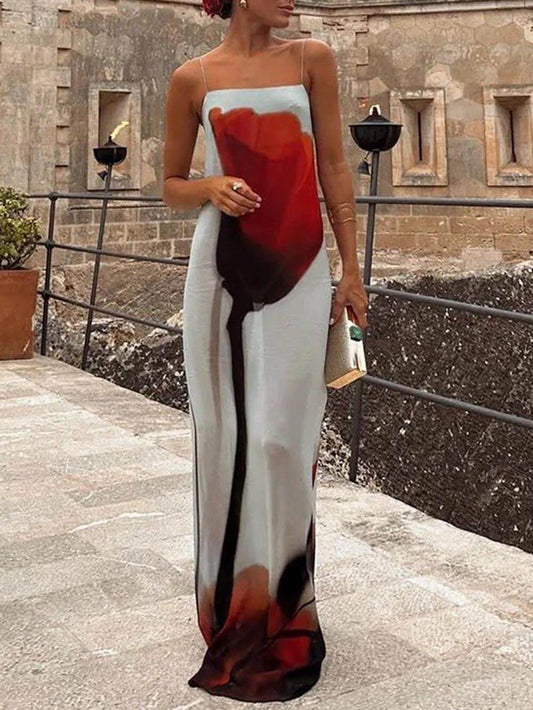 Vestido largo H-line
