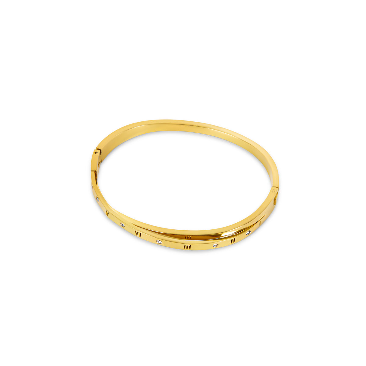 Brazalete Entrelazado con Números Romanos