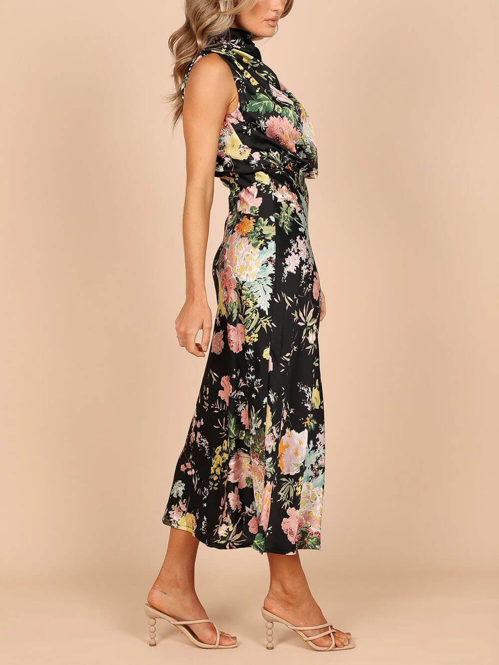 Vestido largo floral