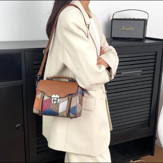 Bolso Cruzado con Textura