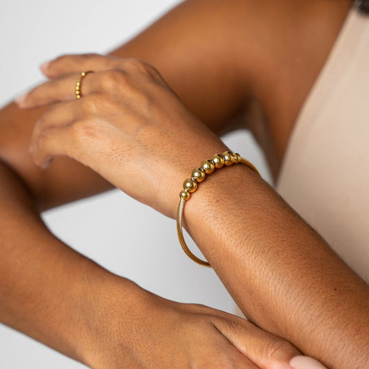 Pulsera Calmante Fidget de Acero Inoxidable