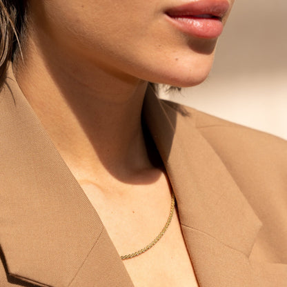 Collar Cadena Champagne