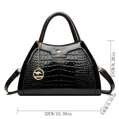 Bolsa Hobo Croco Aurora