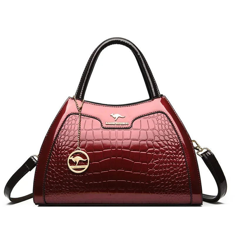 Bolsa Hobo Croco Aurora