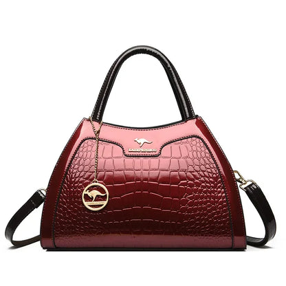 Bolsa Hobo Croco Aurora