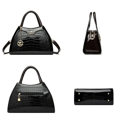 Bolsa Hobo Croco Aurora