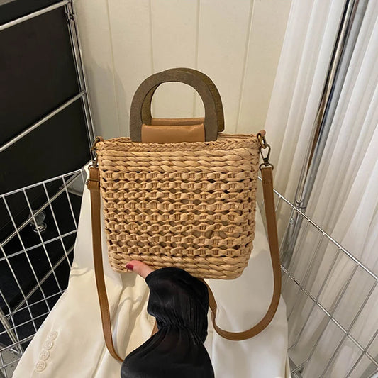 Bolsa de Playa Bohemia de Paja