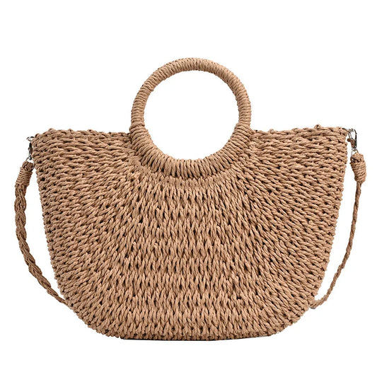 Bolsa Tejida con Cinta