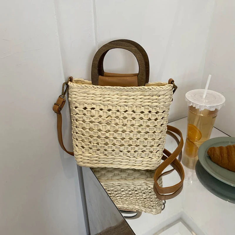 Bolsa de Playa Bohemia de Paja