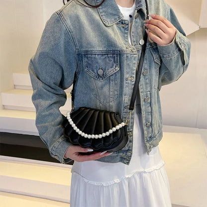 Bolsa Concha con Perlas