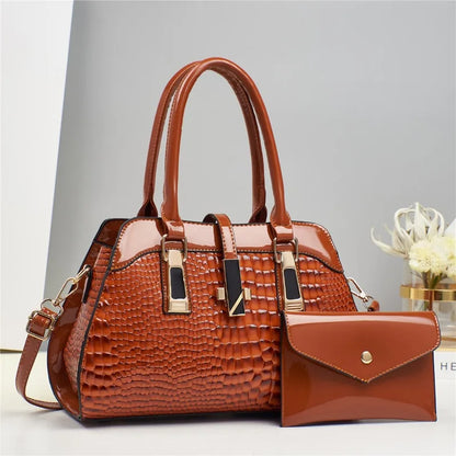 Bolsa de Lujo con Patrón Croco