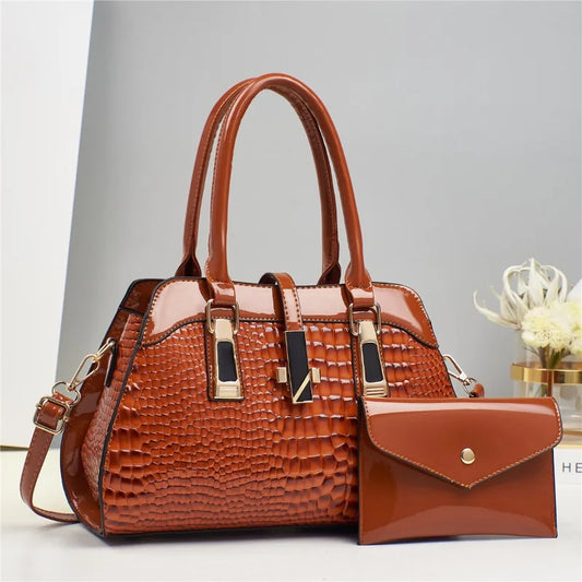 Bolsa de Lujo con Patrón Croco